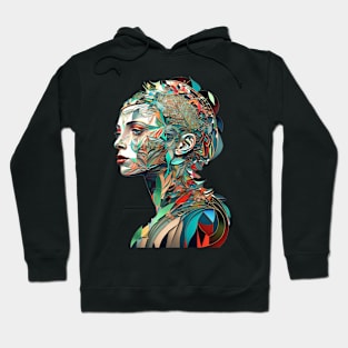 Woman Art Portrait Hoodie